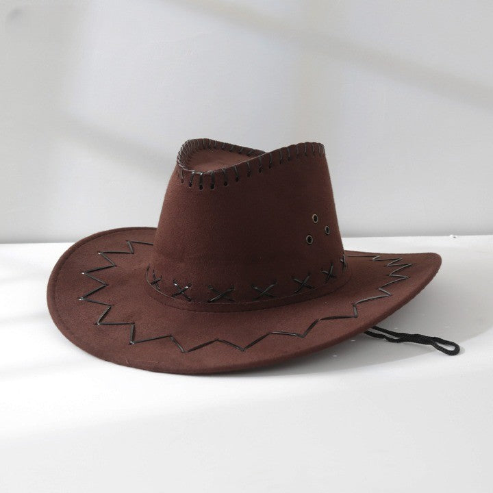 Outdoor Cowboy Sun Visor Hat - Western Knight Style