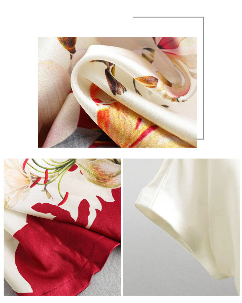 Ice Silk Printed Short Sleeve T-Shirt
