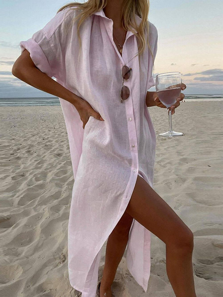 Concept Minimalist Maxi Shirt Dress
