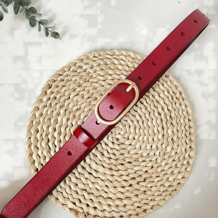 Vintage-Inspired Casual Pin Buckle Trouser Belt