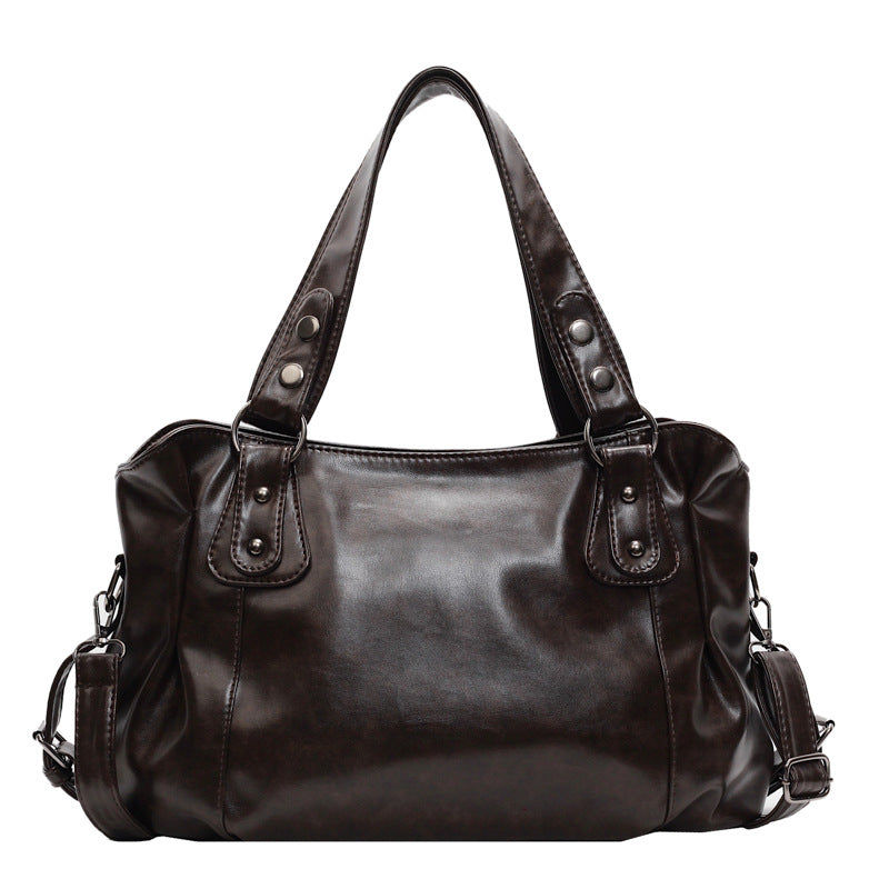 Vintage-Inspired Premium Niche Shoulder Tote Bag