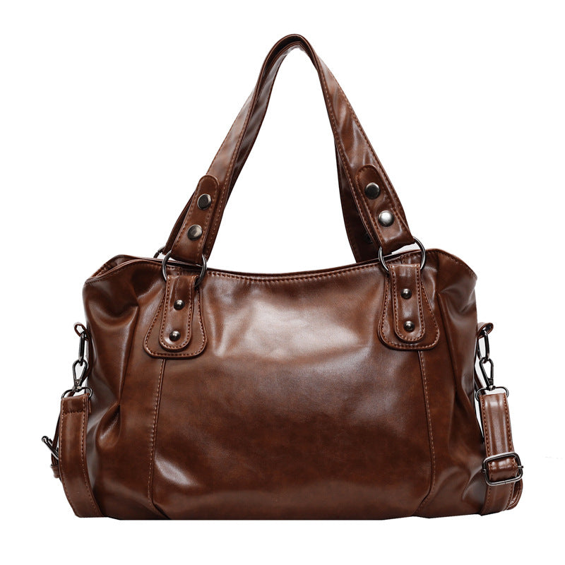 Vintage-Inspired Premium Niche Shoulder Tote Bag