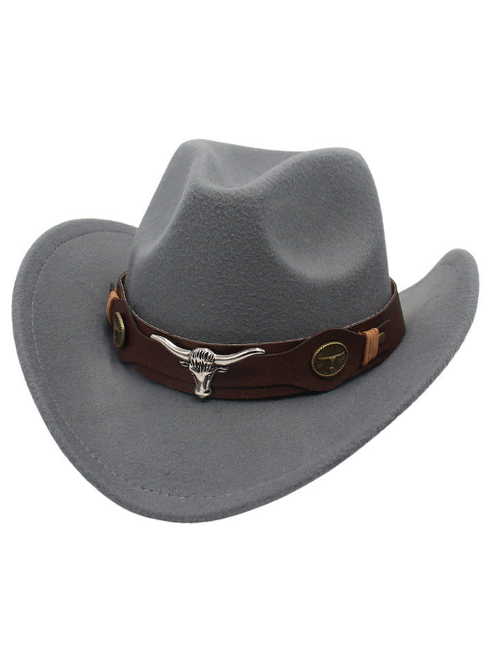 Western Bull Head Decorative Cowboy and Cowgirl Hat