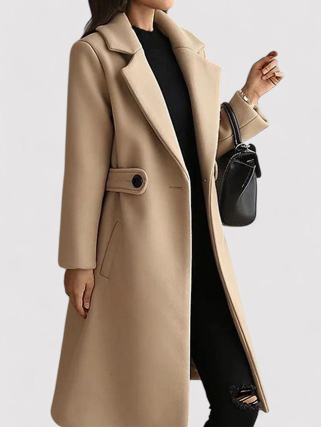 Elise | Belted Wool Winter Coat