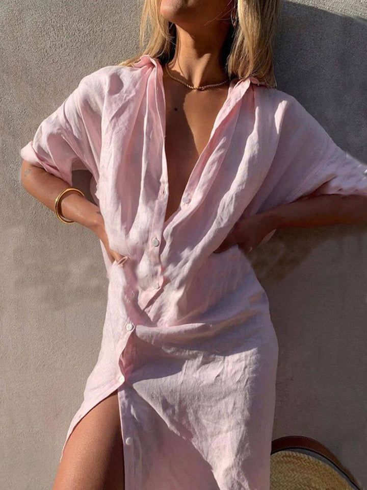 Concept Minimalist Maxi Shirt Dress