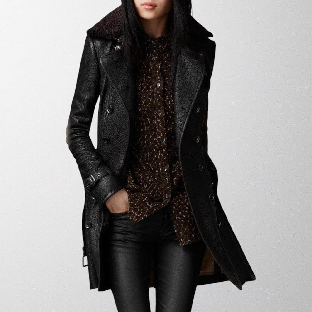 Olivia – Sophisticated Leather Jacket