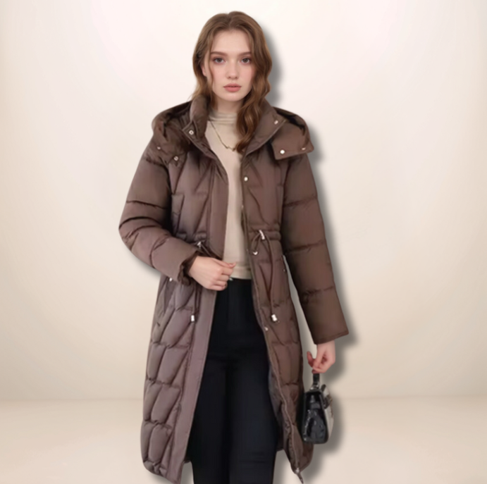 Isabella Extended Length Quilted Coat