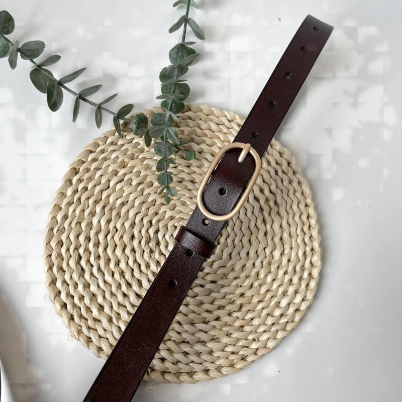 Vintage-Inspired Casual Pin Buckle Trouser Belt