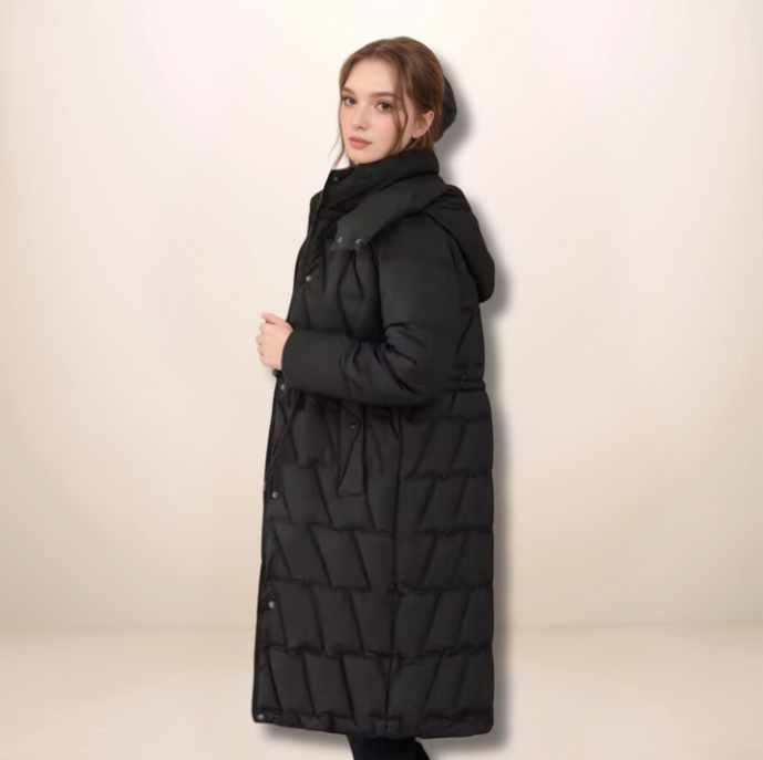 Isabella Extended Length Quilted Coat