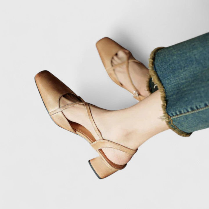 Evana - Stylish Block Heel Sandals