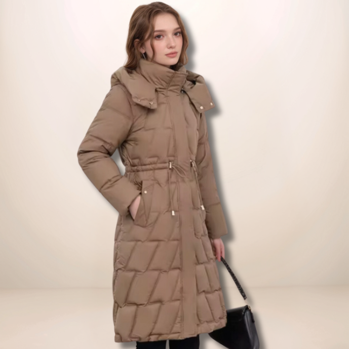 Isabella Extended Length Quilted Coat