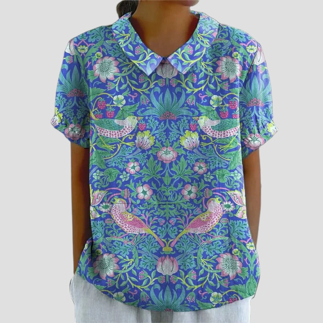 Georgia – Serene Blue Harmony Blouse