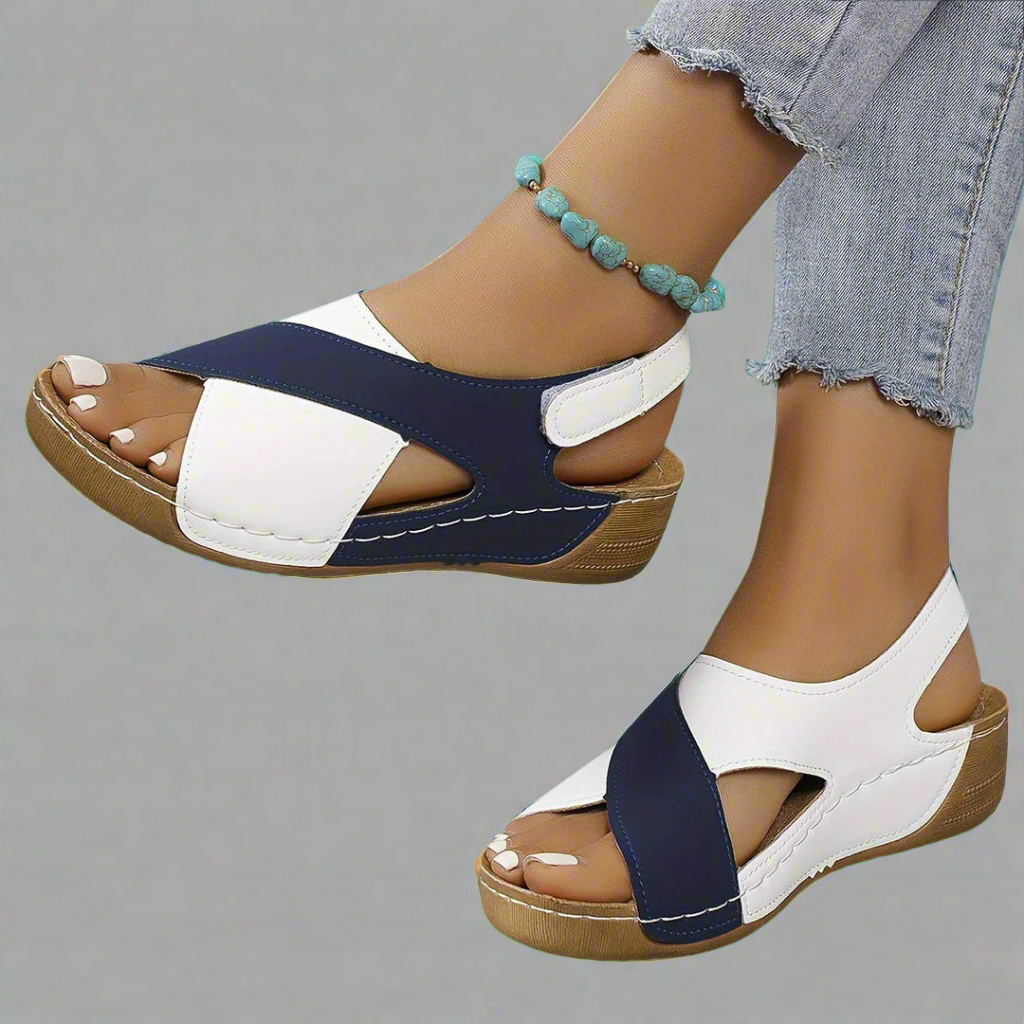 Kendra - Colorblock Orthopedic Sandals