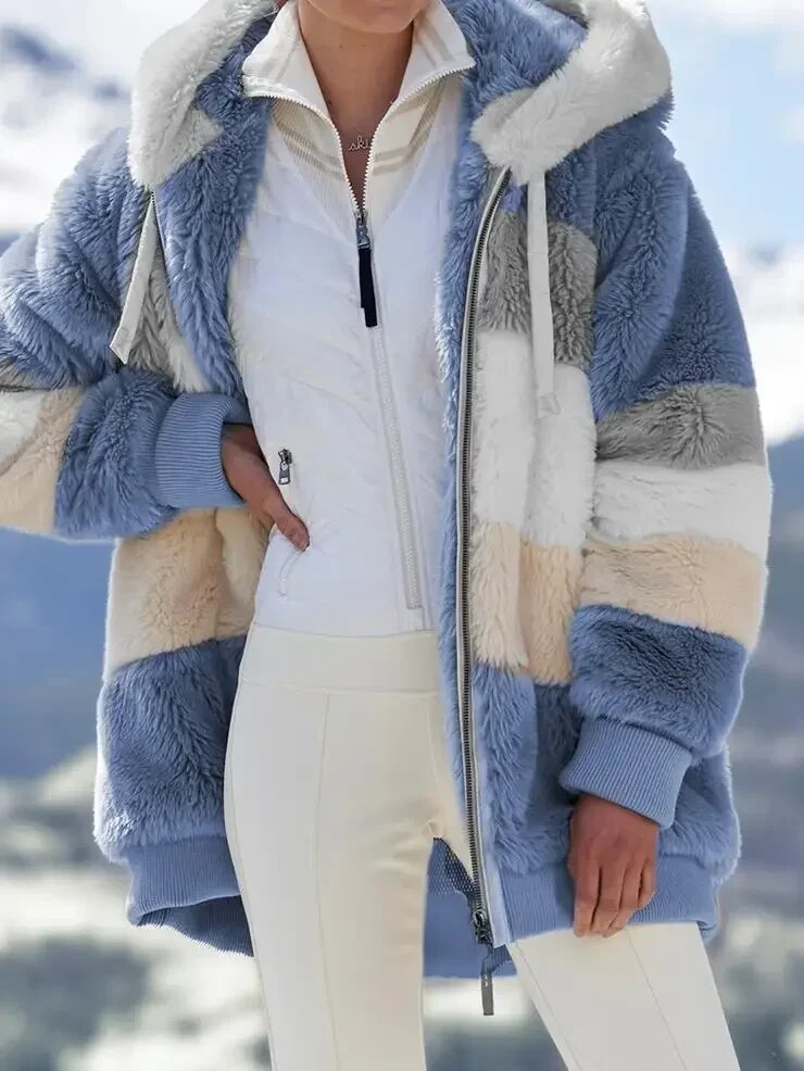 Isabella™ Women's Hooded Winter Jacket with Zipper