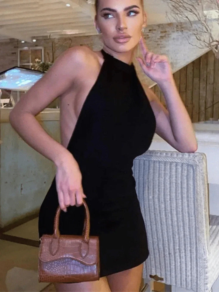 Melody Cut-Out Bodycon Mini Dress with Side Detail