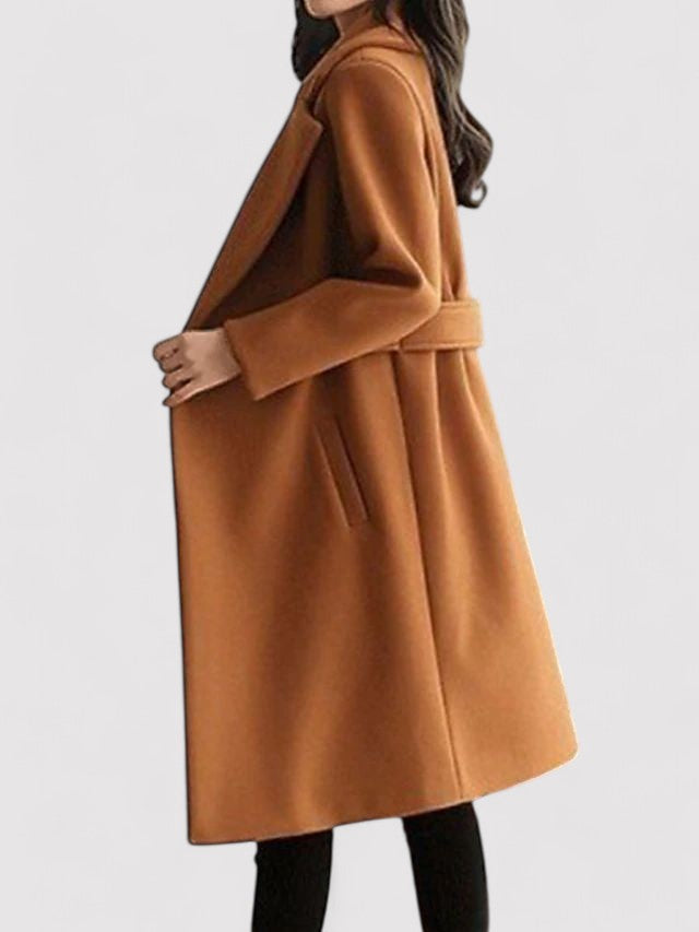 Elise | Belted Wool Winter Coat