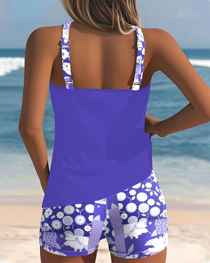 Lynne - Floral Two-Piece Swim Set