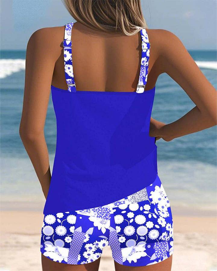 Lynne - Floral Two-Piece Swim Set