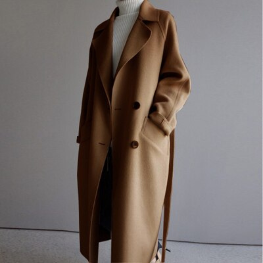 Elisabetta | Chic Wool Blend Coat for Cozy Elegance
