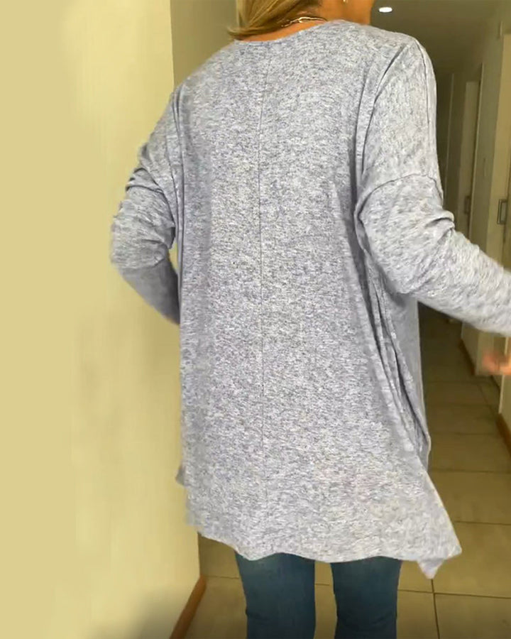 טופ קלאסי בצבע אחיד