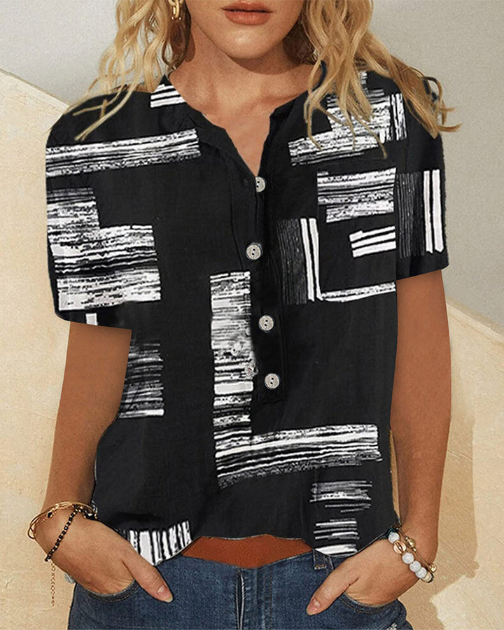 חולצת טי עם שרוולים קצרים וגרפיקה