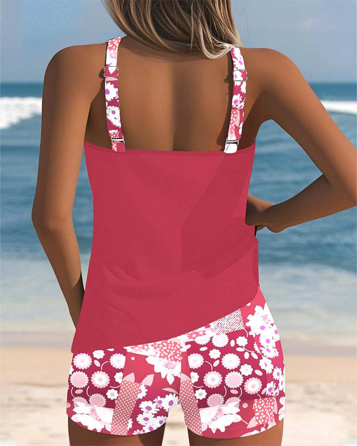 Lynne - Floral Two-Piece Swim Set