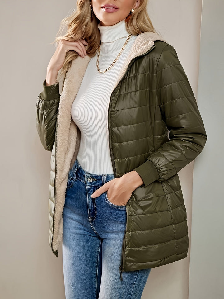 Michele | Elegant Long Waterproof Coat