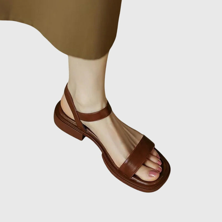 Kaia - Leather Orthopedic Sandals
