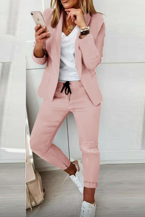Trendy Casual Suit Set
