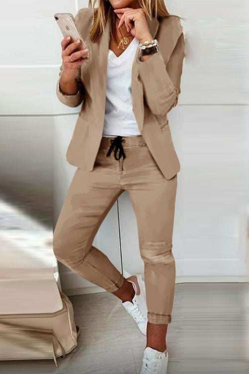 Trendy Casual Suit Set