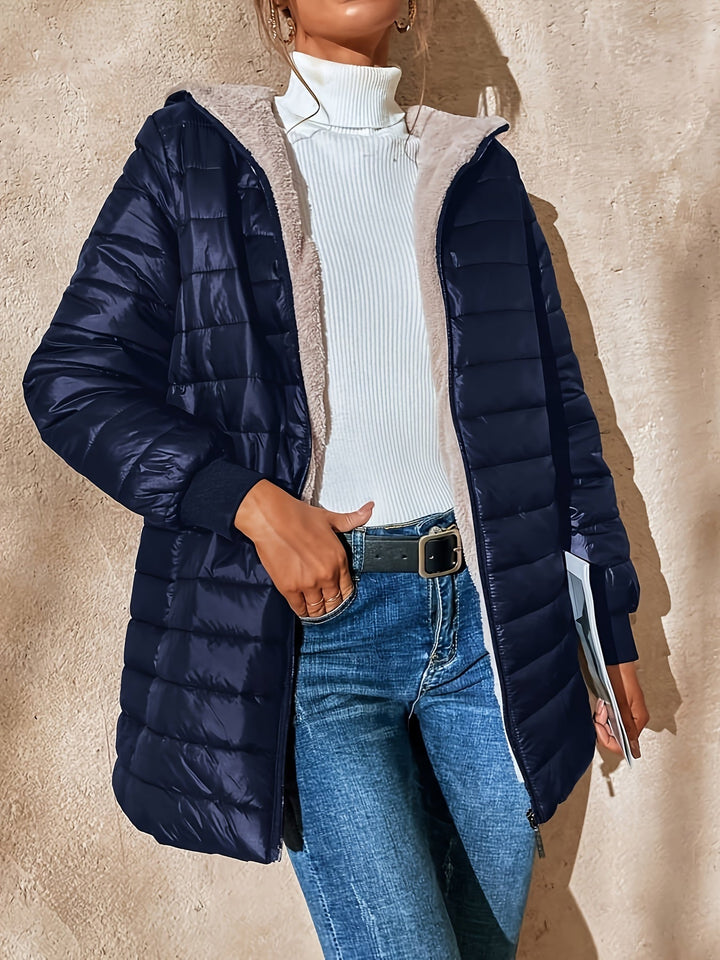 Michele | Elegant Long Waterproof Coat