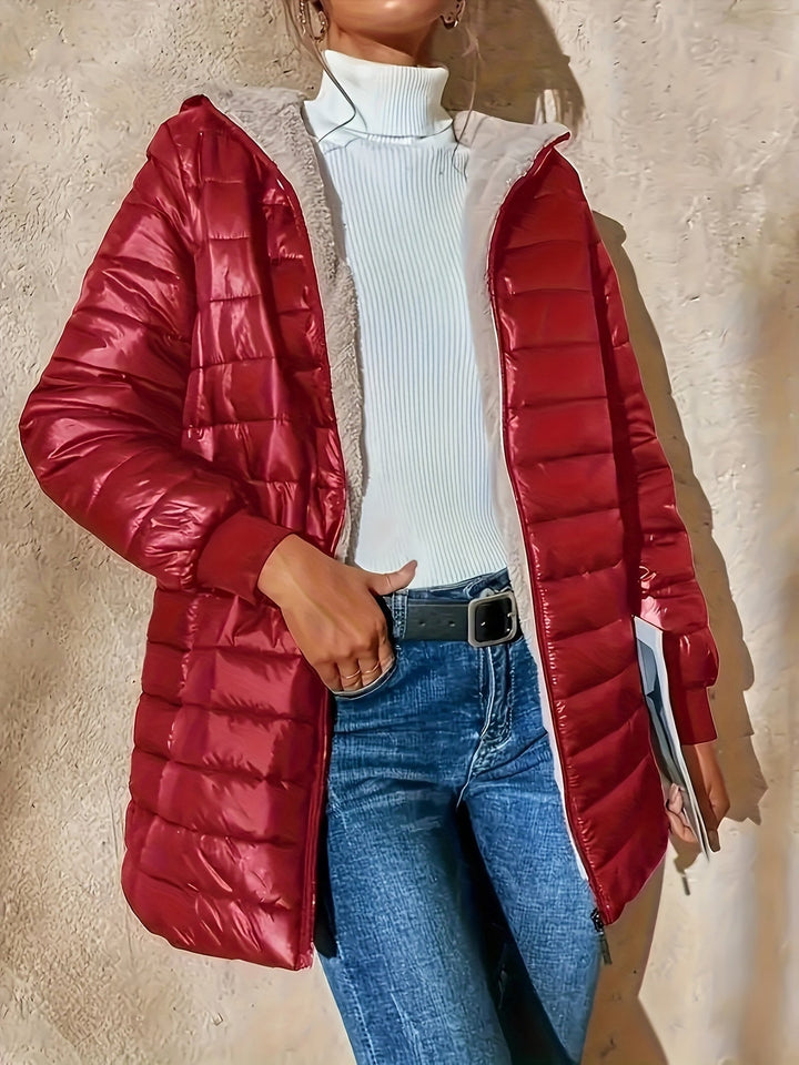 Michele | Elegant Long Waterproof Coat