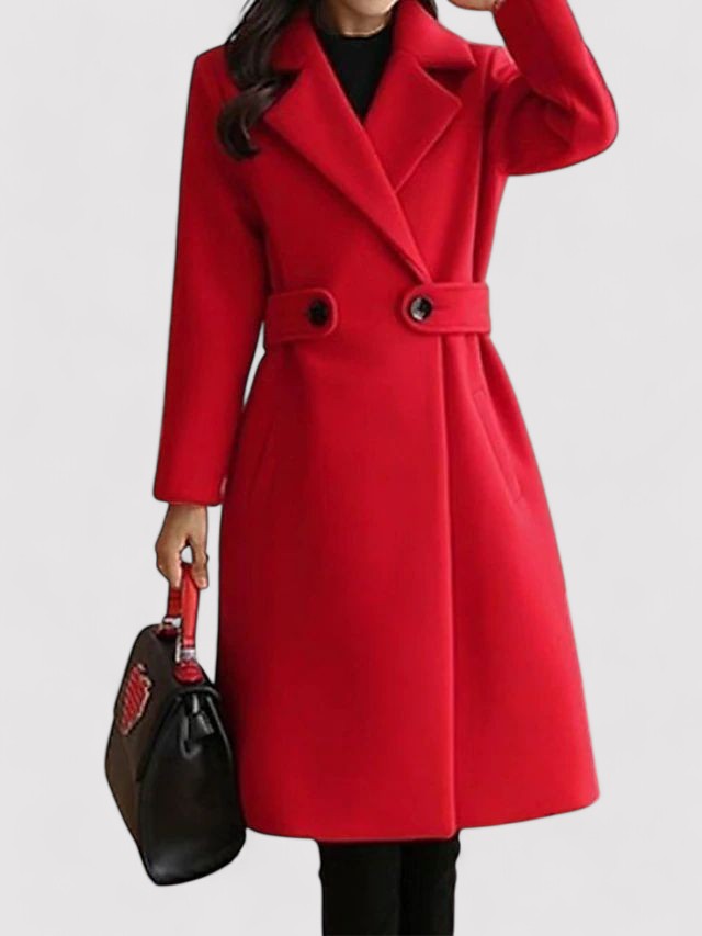 Elise | Belted Wool Winter Coat