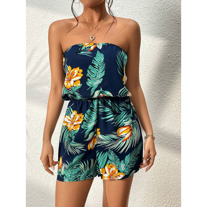 INDIRA™ – Summer Sleeveless Tube-Top Casual Romper