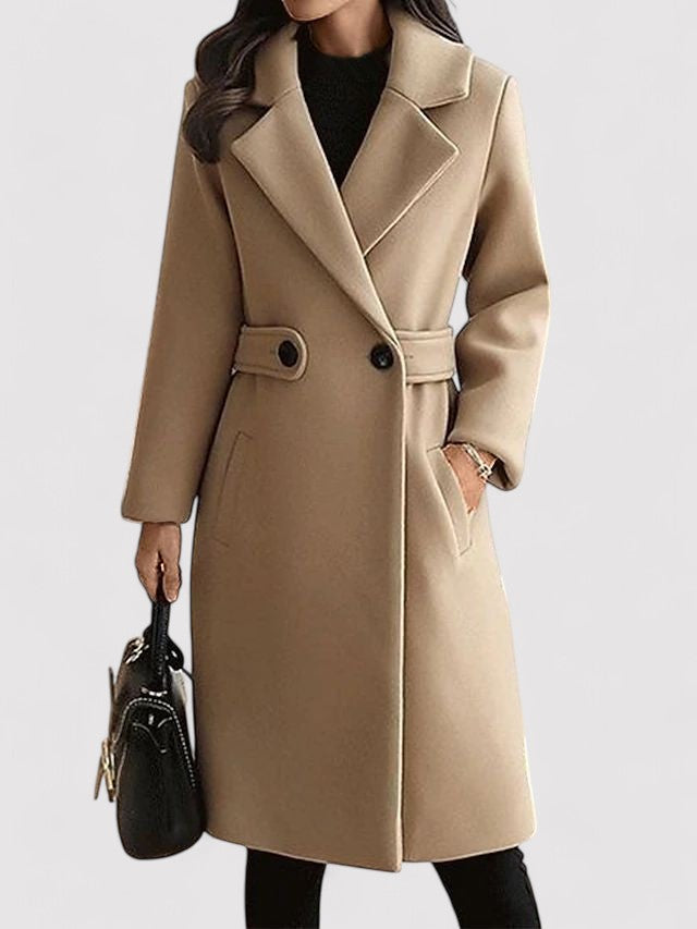 Elise | Belted Wool Winter Coat