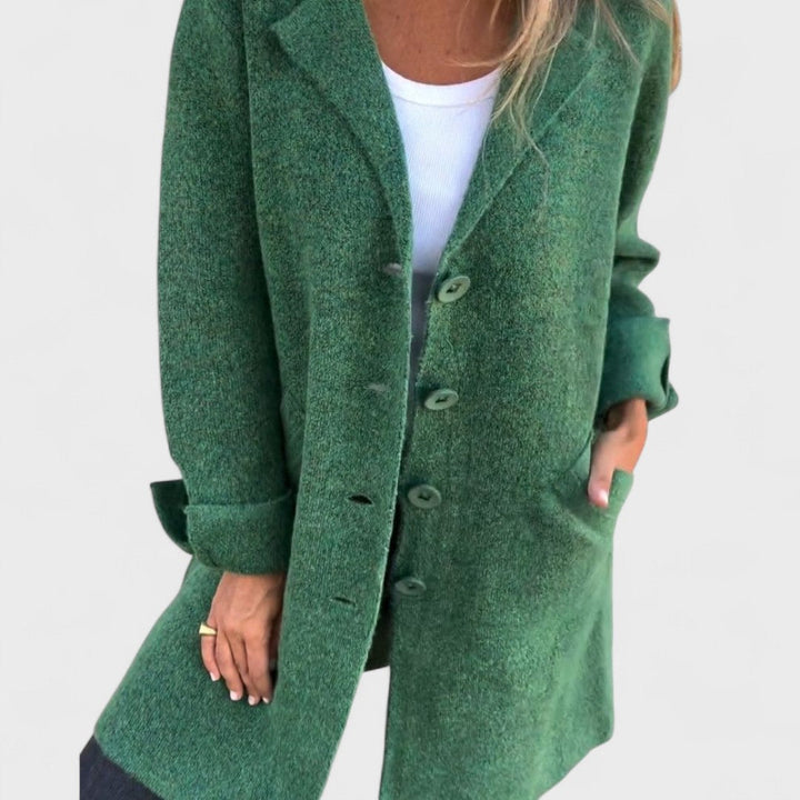 Olivia – Relaxed Long Lapel Coat