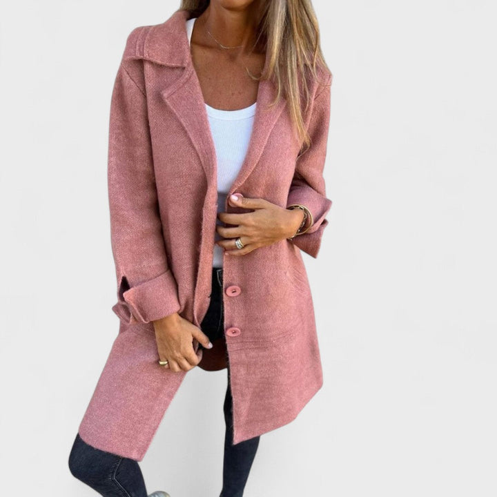 Olivia – Relaxed Long Lapel Coat