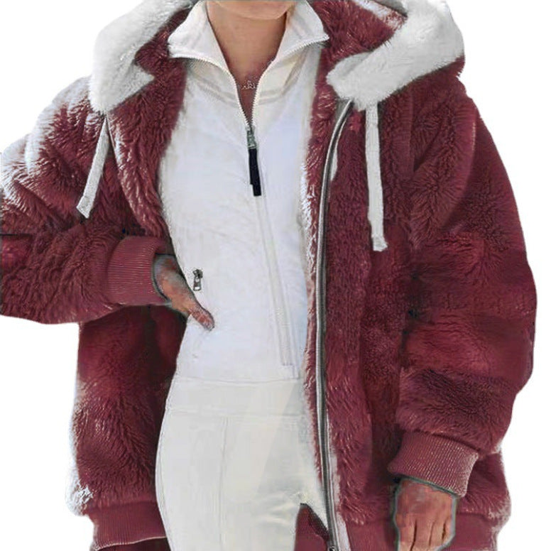 Isabella™ Women's Hooded Winter Jacket with Zipper