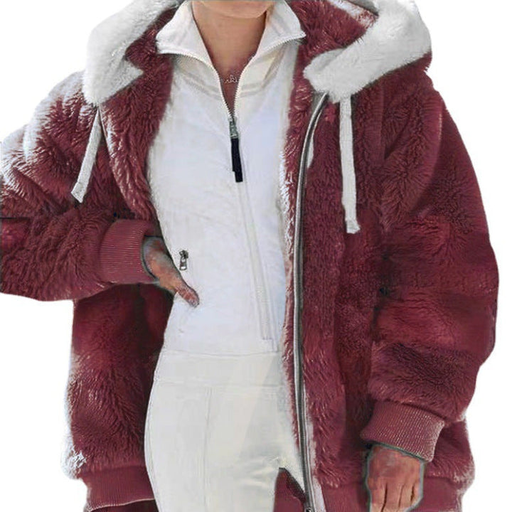 Isabella™ Women's Hooded Winter Jacket with Zipper