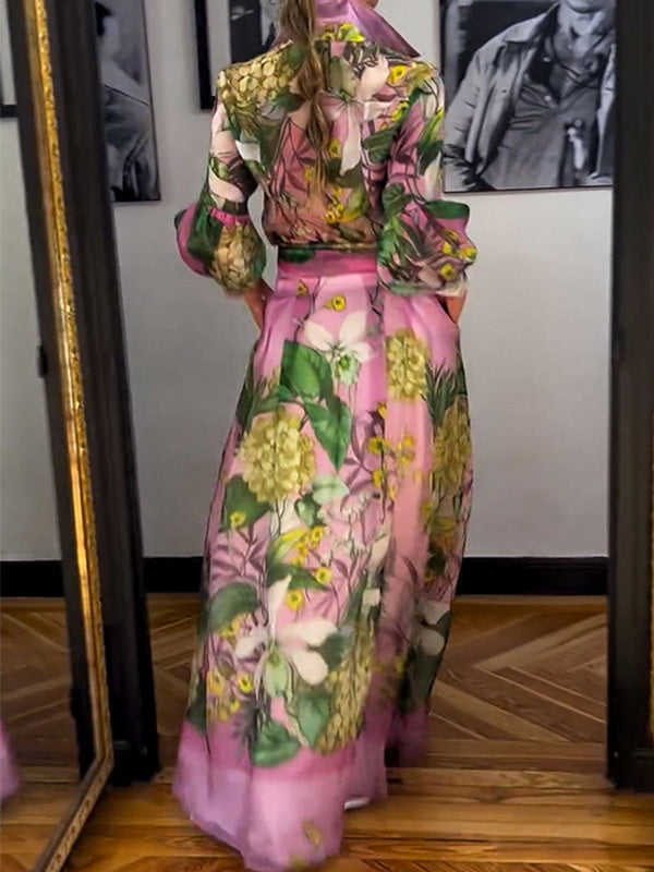 חצאית מודפסת שיקית ואופנתית