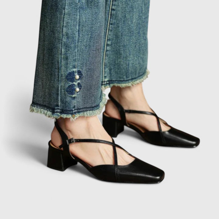 Evana - Stylish Block Heel Sandals