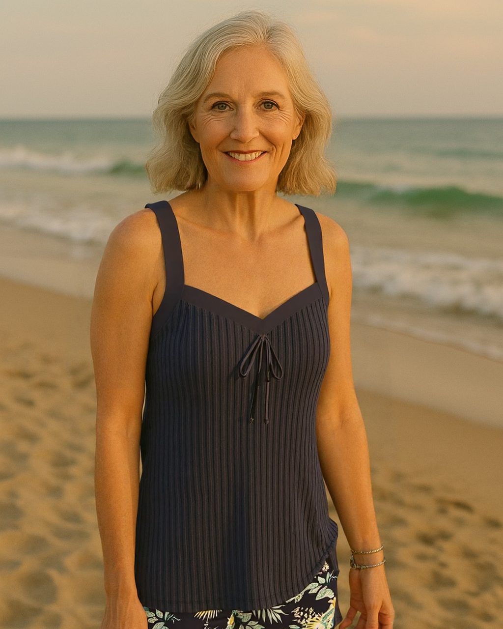 Teresa - Coastal Striped Beach Ensemble