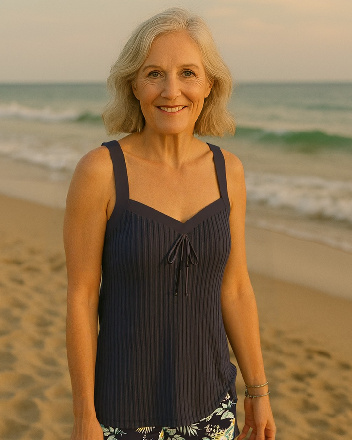 Teresa - Coastal Striped Beach Ensemble