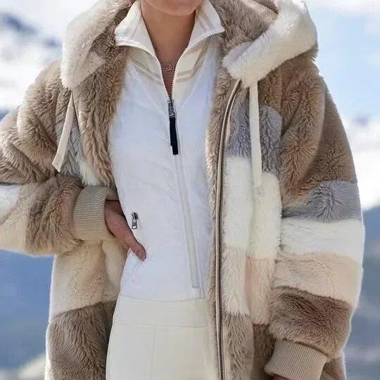 Isabella™ Women's Hooded Winter Jacket with Zipper