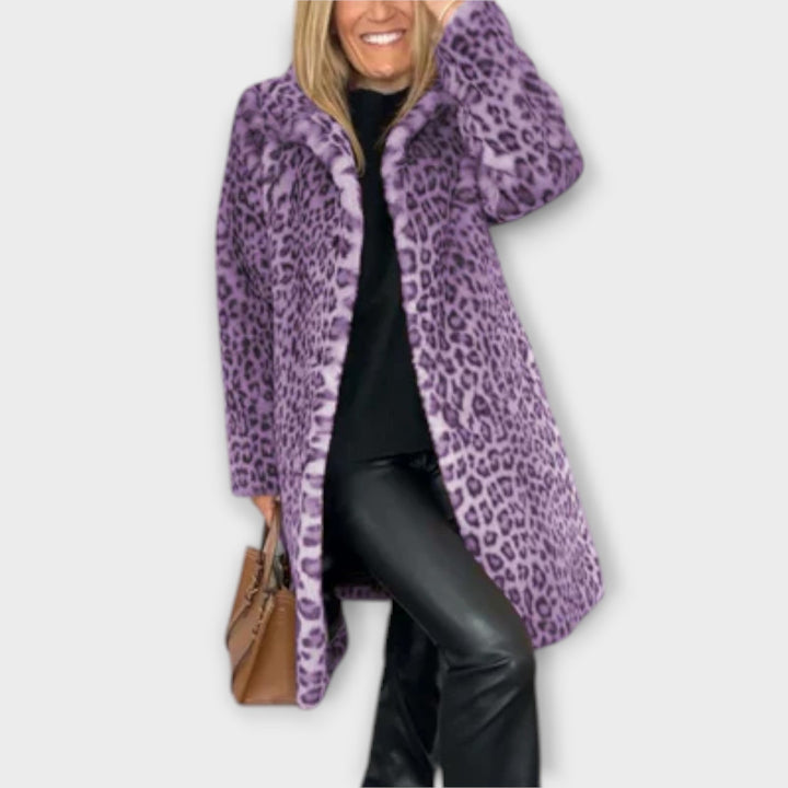 Amara – Leopard Print Coat