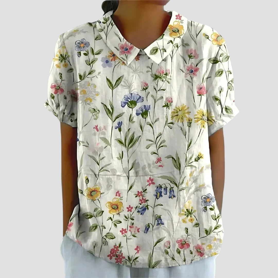 Bonnie – Floral Meadow Blouse