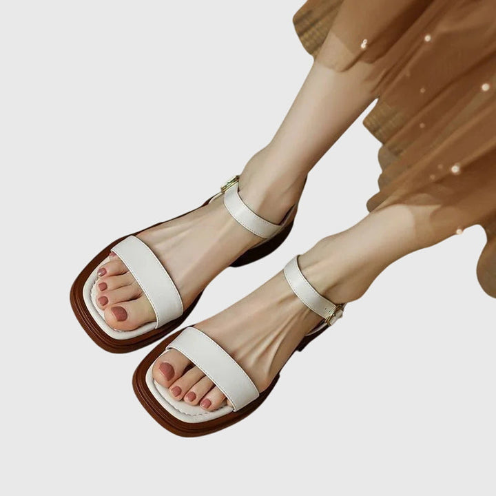 Kaia - Leather Orthopedic Sandals