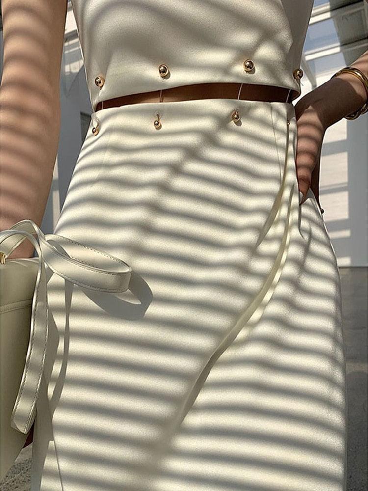 Cap Sleeve Midi Dress with Cutout Detail