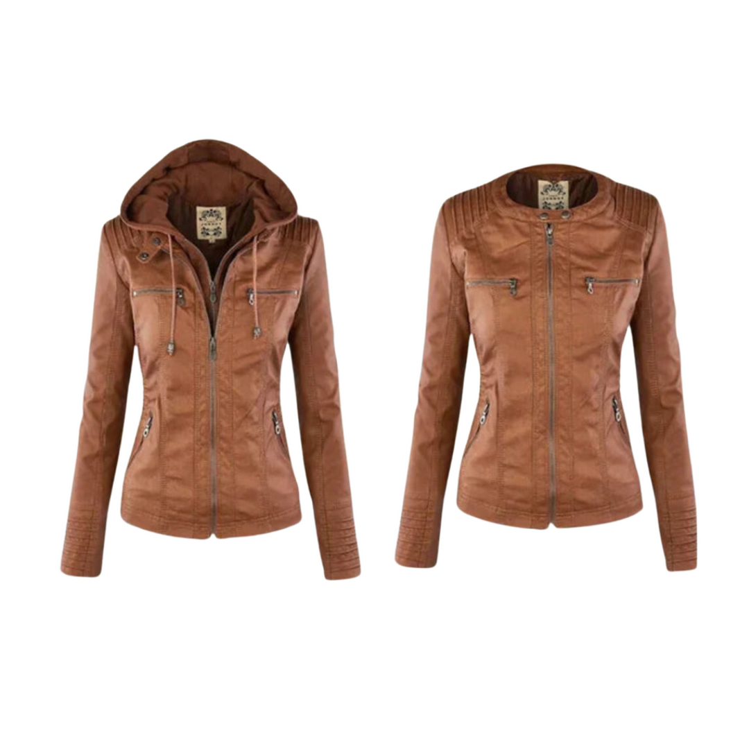 Livia - Chic Leather Jacket