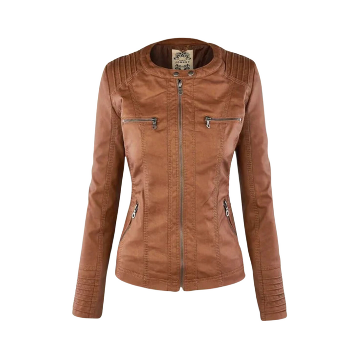 Livia - Chic Leather Jacket